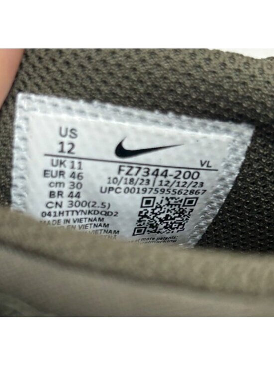 NEW Nike Alpha Huarache Elite 4 Mid RBI Baseball Cleats FZ7344-200 Size 12 Khaki main image 7